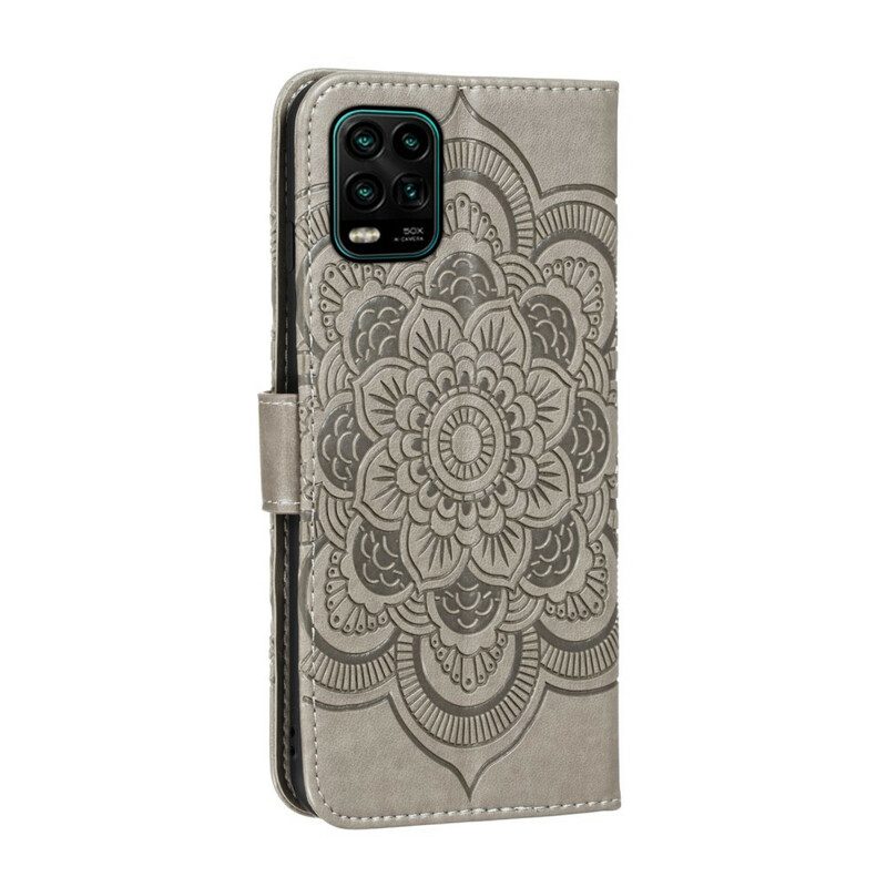 Custodia in pelle Xiaomi Mi 10 Lite Mandala Completo