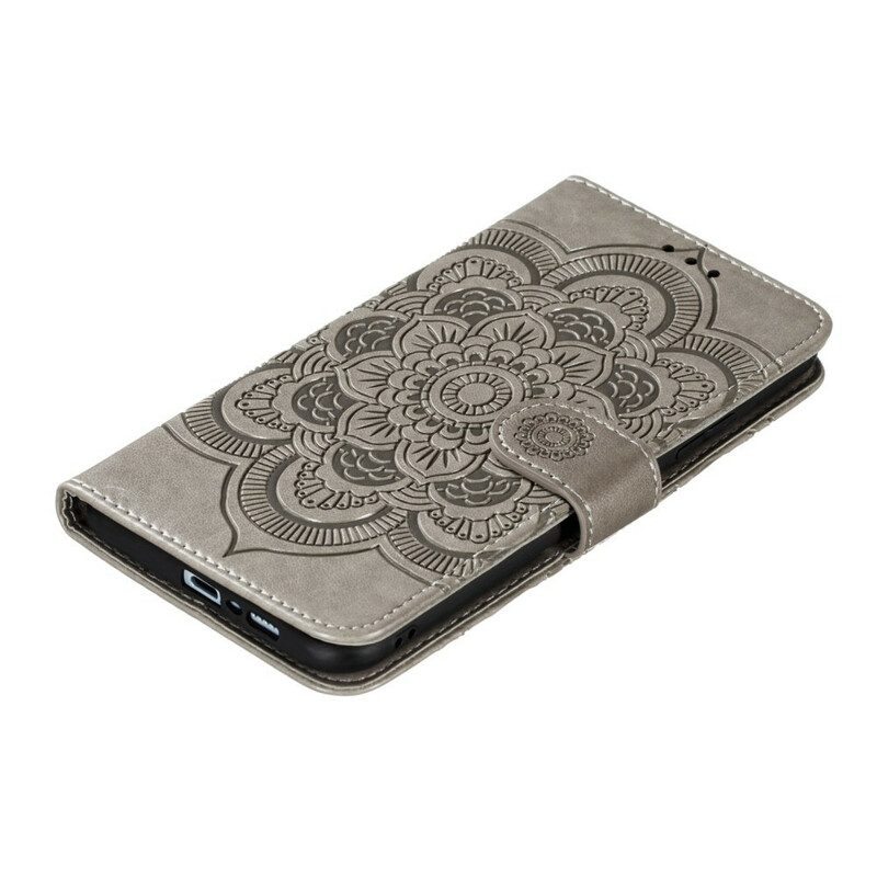 Custodia in pelle Xiaomi Mi 10 Lite Mandala Completo