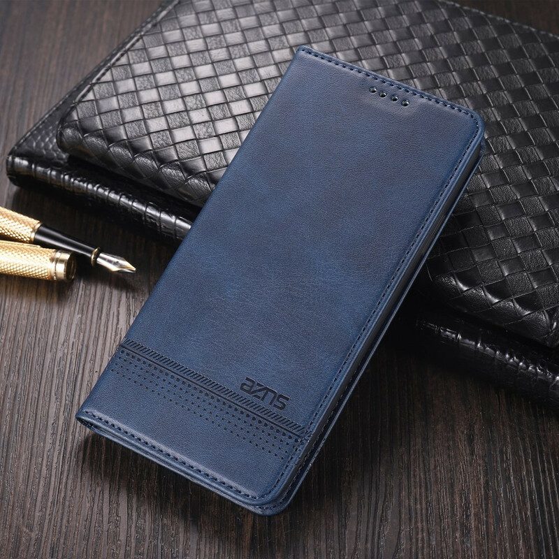 Folio Cover Xiaomi Mi 10 Lite Custodia in pelle Stile In Pelle Azns