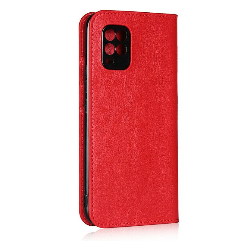 Folio Cover Xiaomi Mi 10 Lite Custodia in pelle Pelle Vera