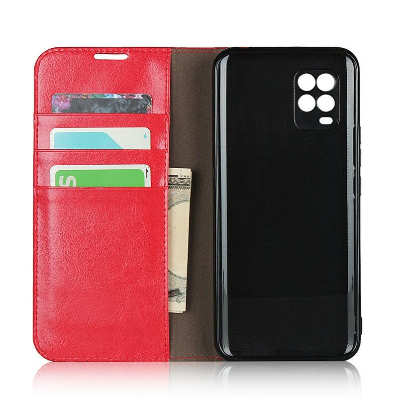 Folio Cover Xiaomi Mi 10 Lite Custodia in pelle Pelle Vera