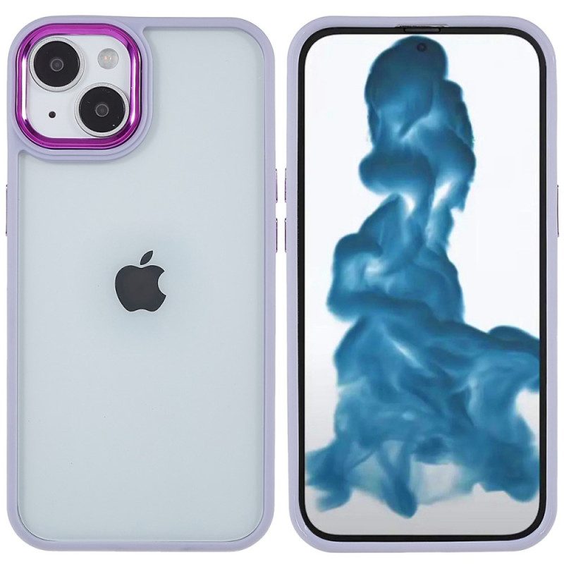 Cover iPhone 14 Plus Bordi In Silicone Acrilico