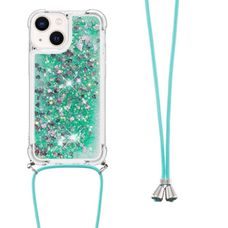 Cover iPhone 14 Plus Con Coulisse In Paillettes