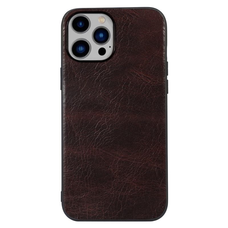 Cover iPhone 14 Plus Pelle Vera