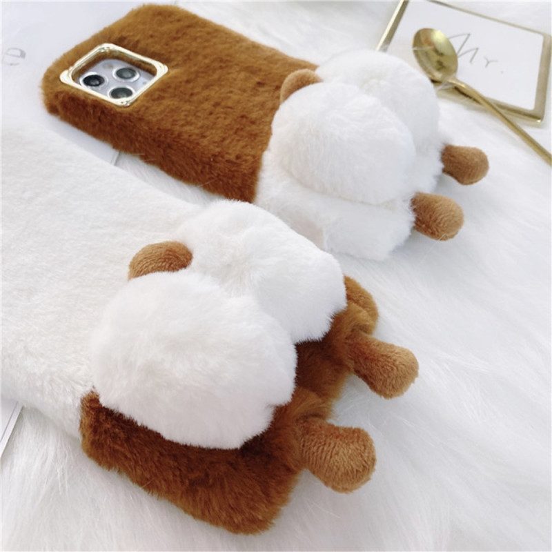 Cover iPhone 14 Plus Peluche Posteriore