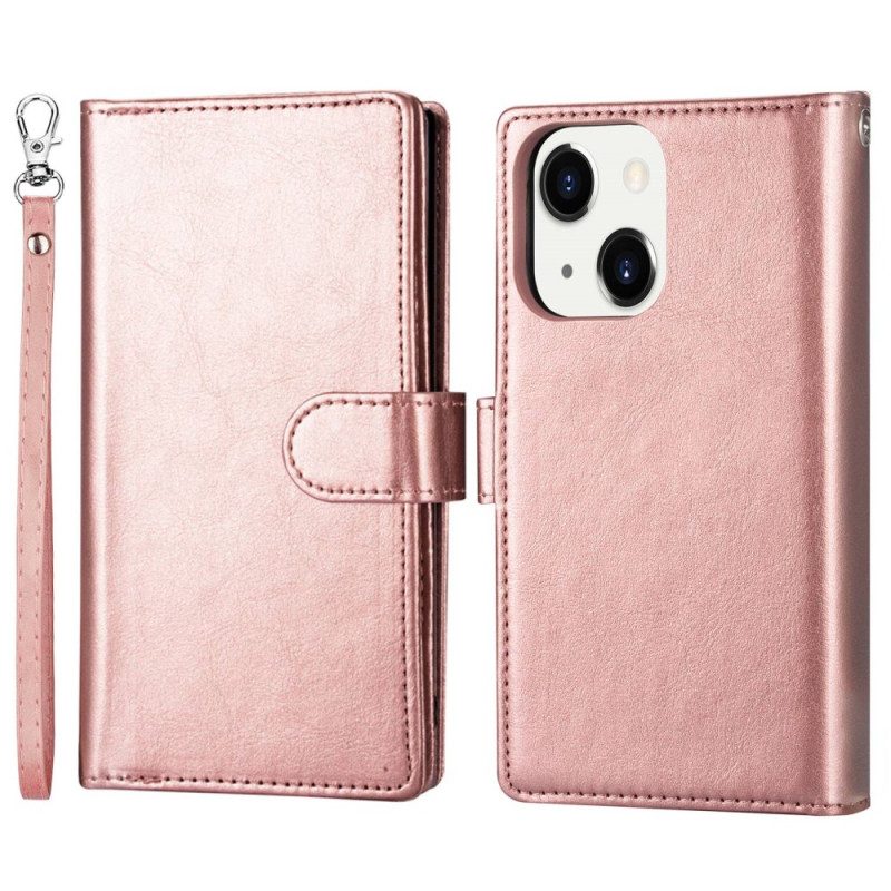 Cover iPhone 14 Plus Porta Carte 9 Staccabile