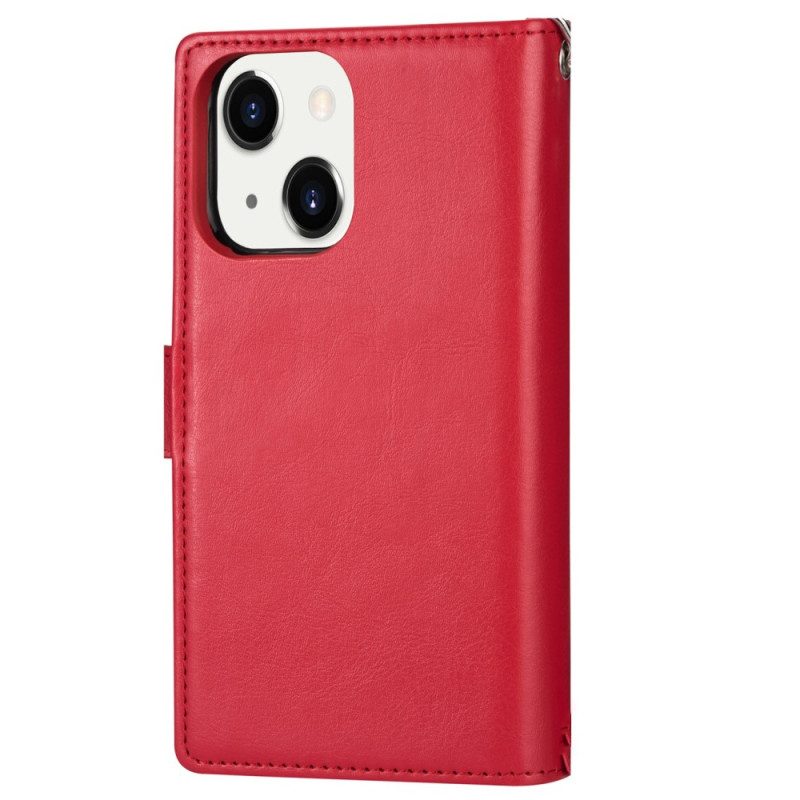 Cover iPhone 14 Plus Porta Carte 9 Staccabile