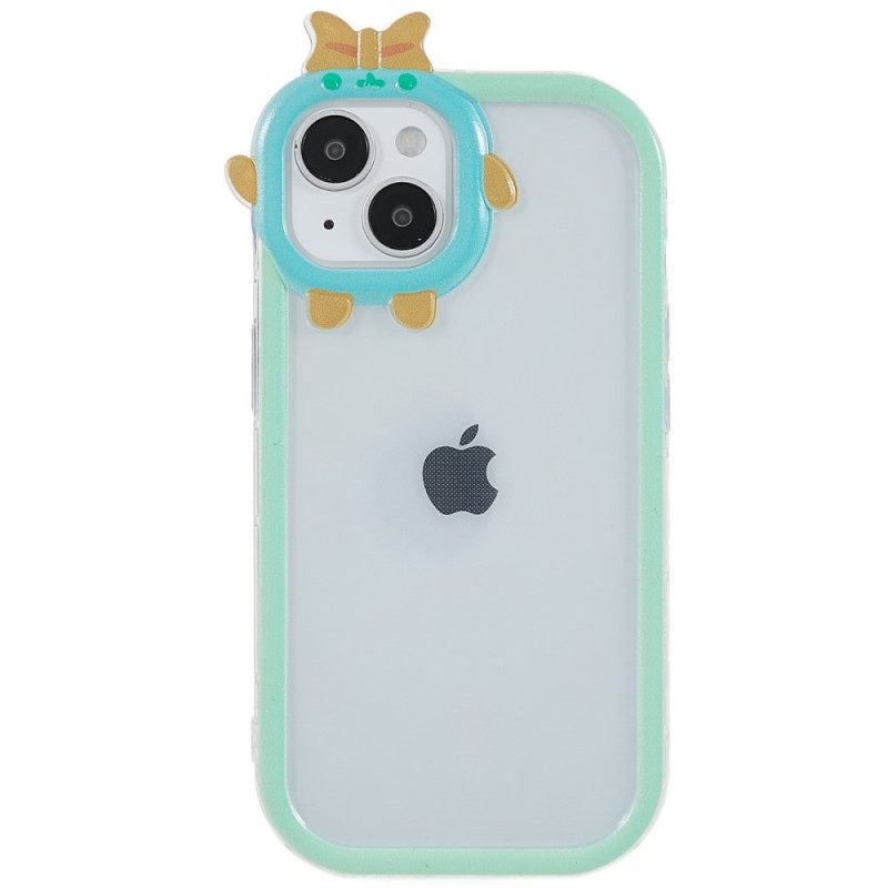 Cover iPhone 14 Plus Protezione Per Lenti Trasparente E Divertente