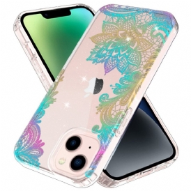 Cover iPhone 14 Plus Stelle/farfalle In Silicone Flessibile
