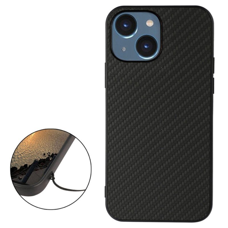 Cover iPhone 14 Plus Struttura In Fibra Di Carbonio