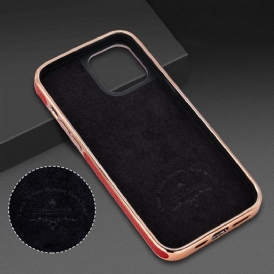 Cover iPhone 14 Plus Vietao Effetto Pelle Litchi