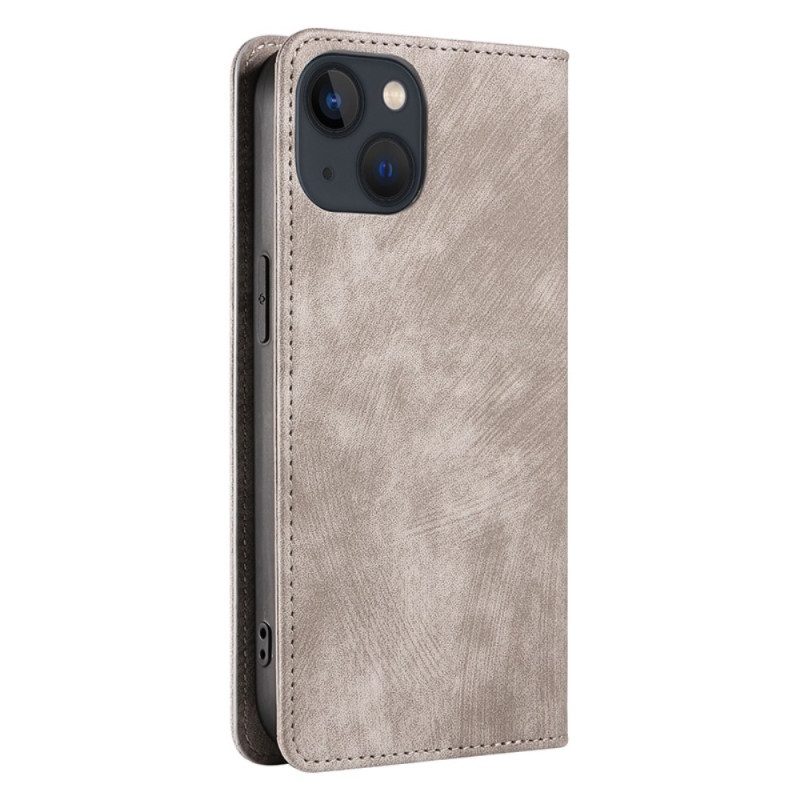 Folio Cover iPhone 14 Plus Custodia in pelle Ecopelle Colorata