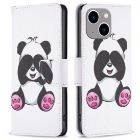Folio Cover iPhone 14 Plus Divertimento Panda