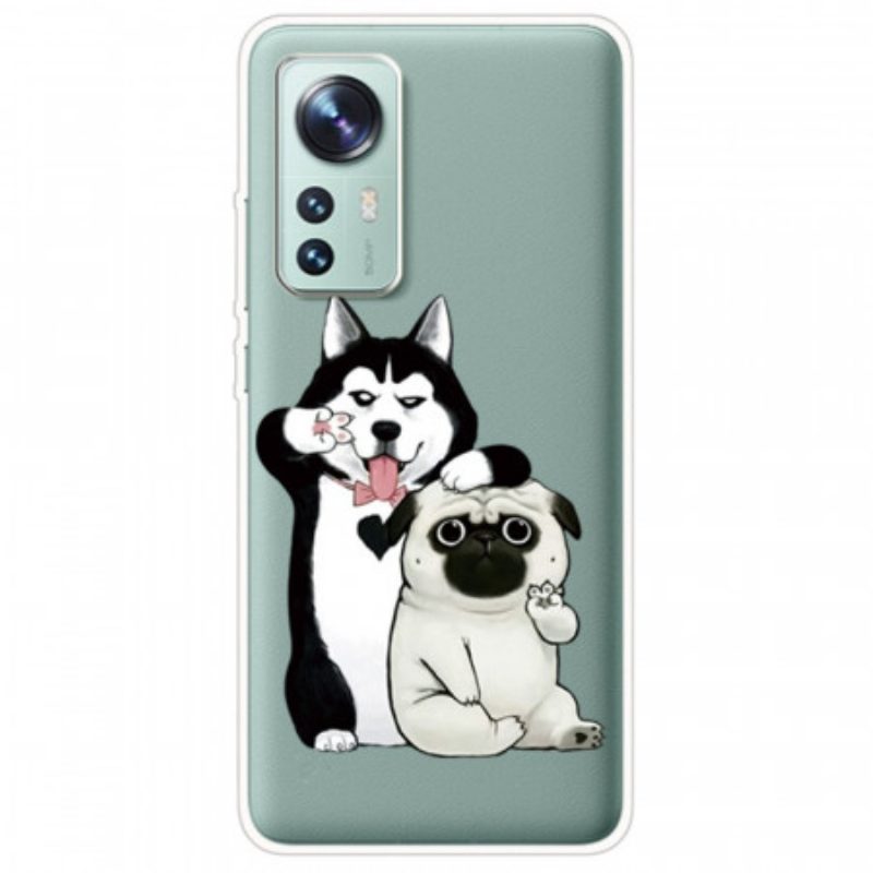 Cover Xiaomi 12 / 12X Cani Divertenti