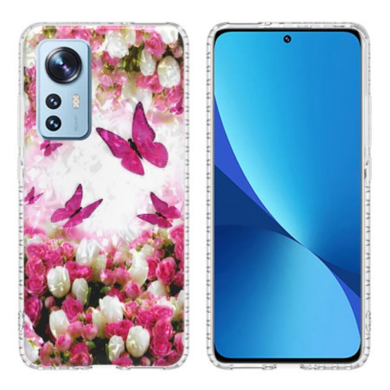 Cover Xiaomi 12 / 12X Farfalle Alla Moda