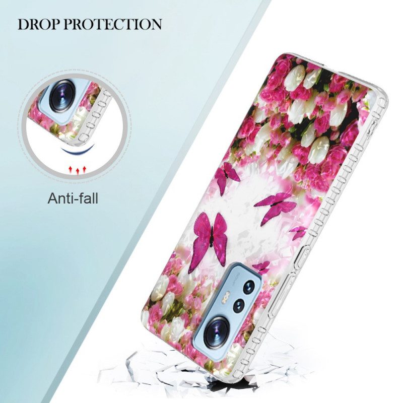 Cover Xiaomi 12 / 12X Farfalle Alla Moda