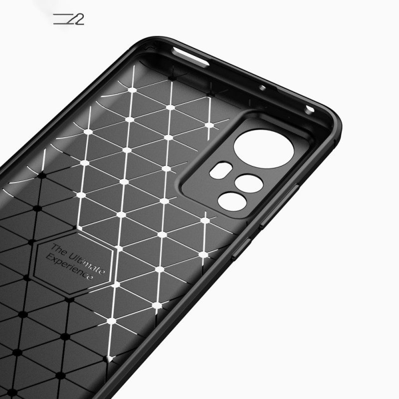 Cover Xiaomi 12 / 12X Fibra Di Carbonio Spazzolata