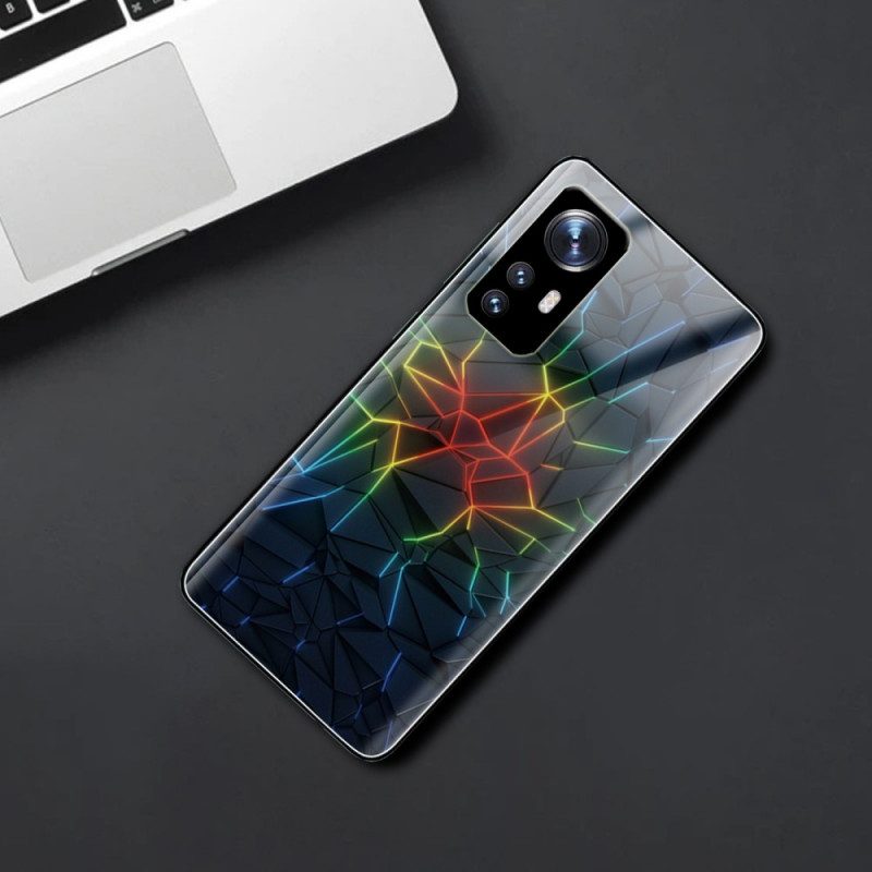 Cover Xiaomi 12 / 12X Geometria Vetro Temperato