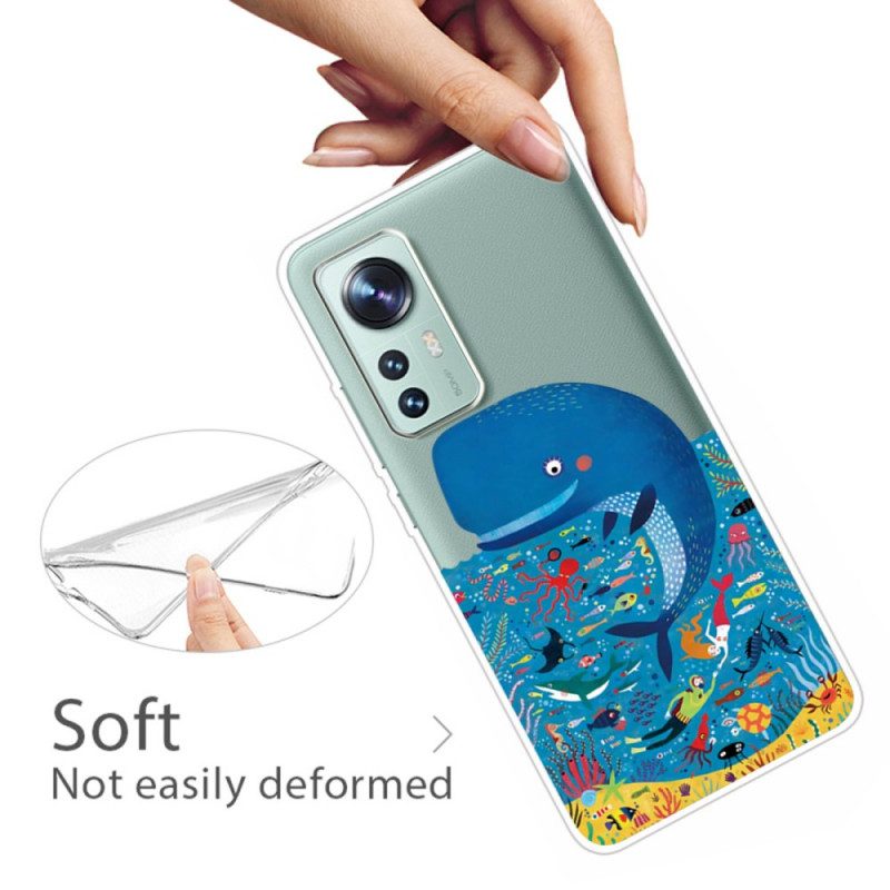 Cover Xiaomi 12 / 12X Grafica Balena