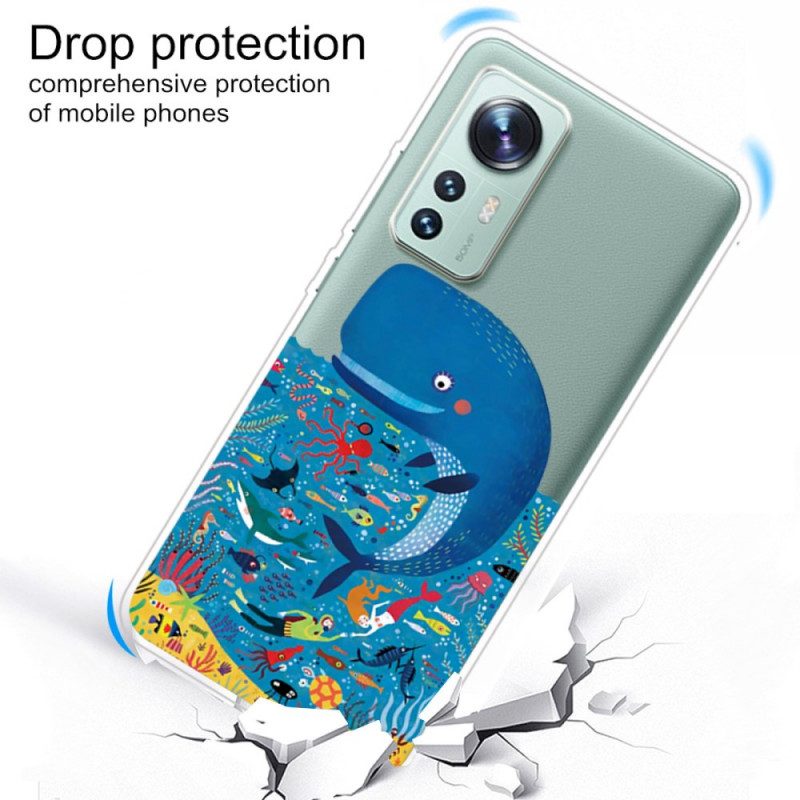 Cover Xiaomi 12 / 12X Grafica Balena