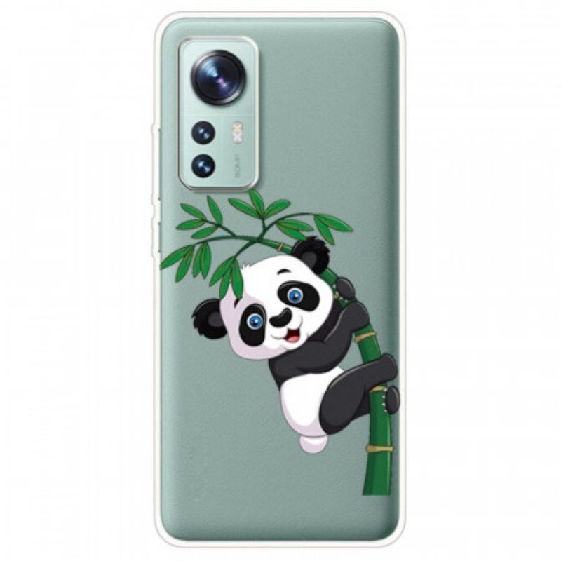 Cover Xiaomi 12 / 12X Panda Su Bambù