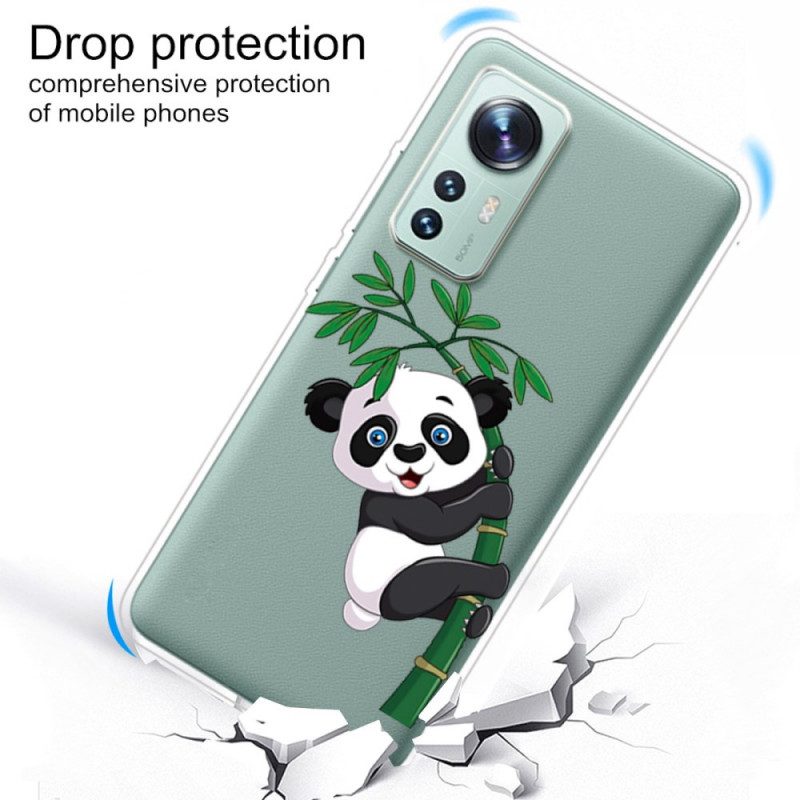 Cover Xiaomi 12 / 12X Panda Su Bambù