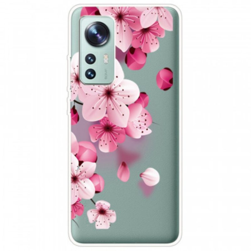 Cover Xiaomi 12 / 12X Piccoli Fiori Rosa