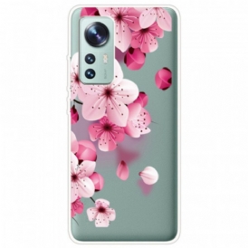 Cover Xiaomi 12 / 12X Piccoli Fiori Rosa