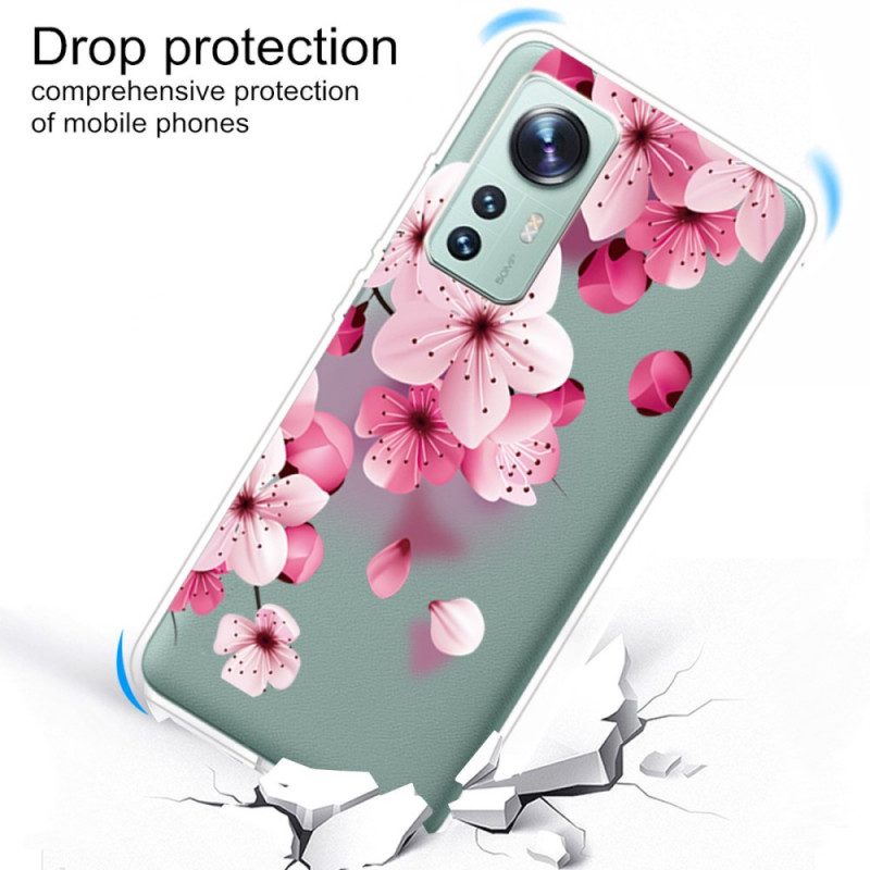 Cover Xiaomi 12 / 12X Piccoli Fiori Rosa