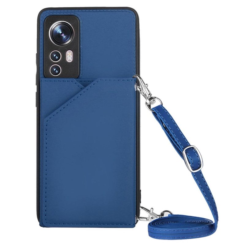 Cover Xiaomi 12 / 12X Portacarte E Tracolla