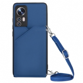 Cover Xiaomi 12 / 12X Portacarte E Tracolla