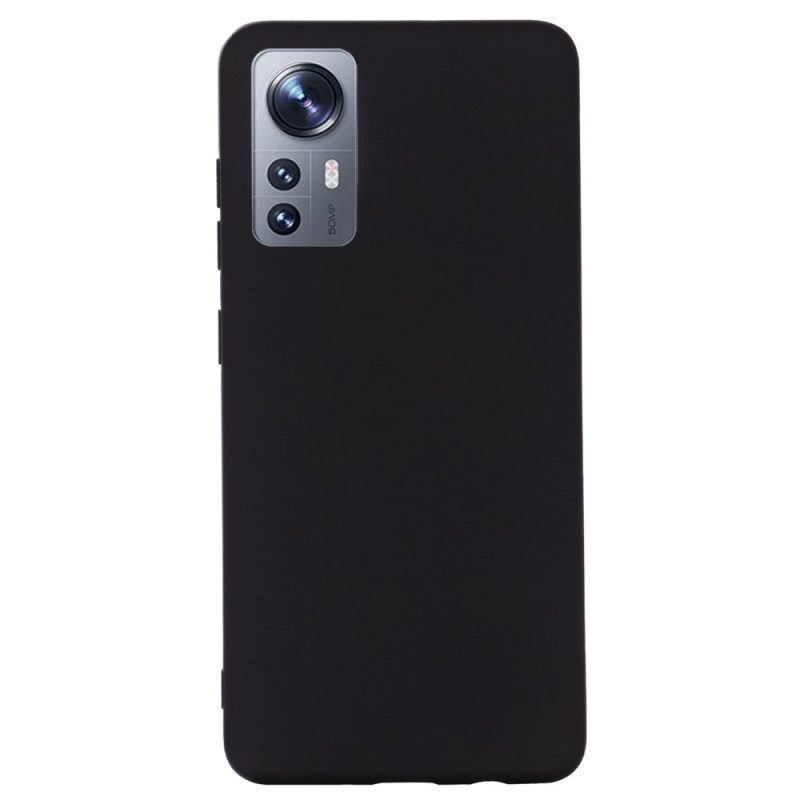 Cover Xiaomi 12 / 12X Silicone Liquido Con Cordino