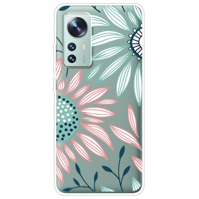 Cover Xiaomi 12 / 12X Un Fiore Trasparente