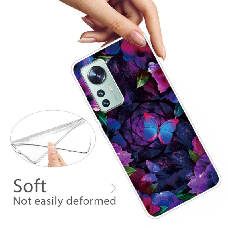 Cover Xiaomi 12 / 12X Variazione Farfalle