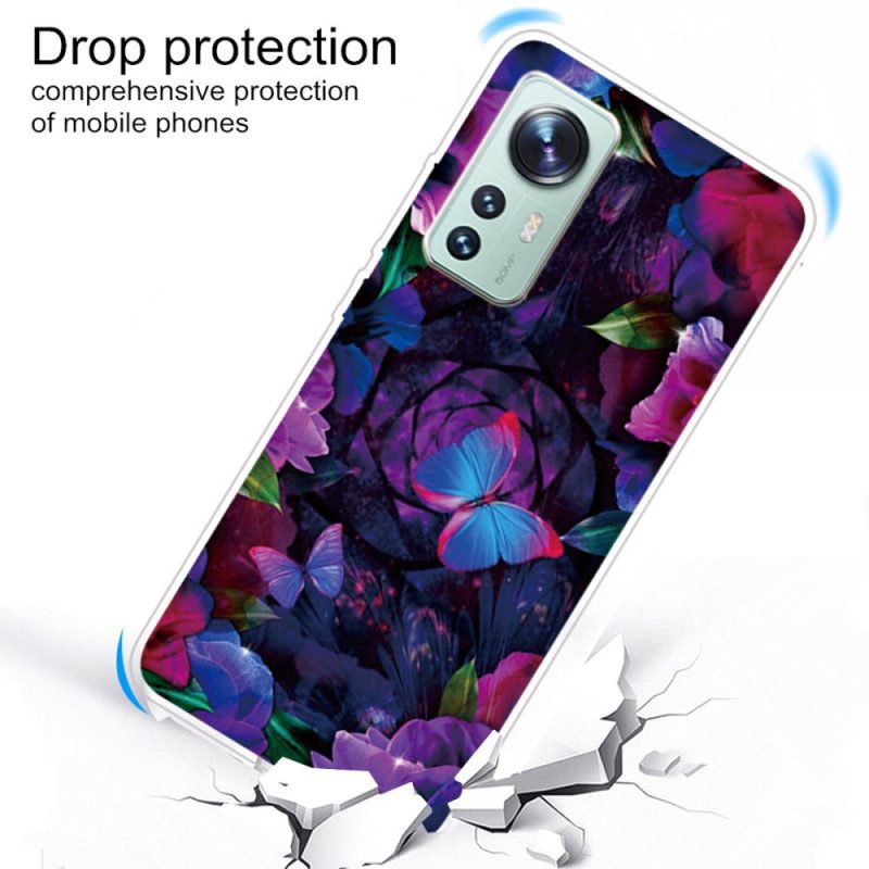 Cover Xiaomi 12 / 12X Variazione Farfalle