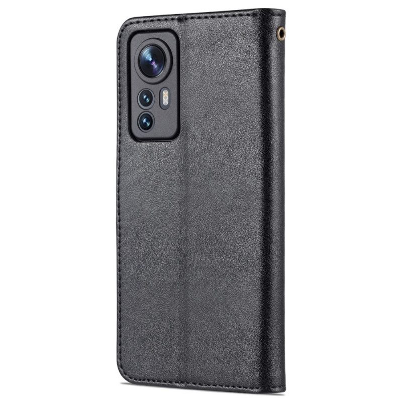 Custodia in pelle Xiaomi 12 / 12X Azns Ecopelle