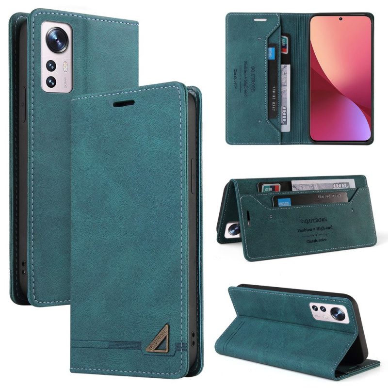 Custodia in pelle Xiaomi 12 / 12X Ecopelle Gq.utrobe