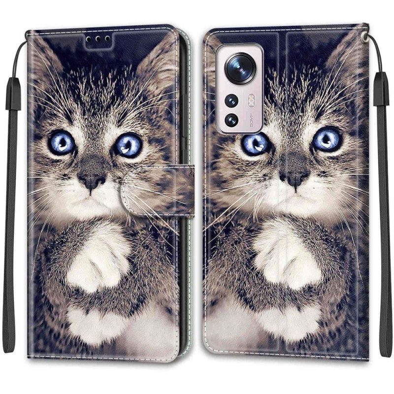 Custodia in pelle Xiaomi 12 / 12X Gatti Gatti Perizoma Gatti