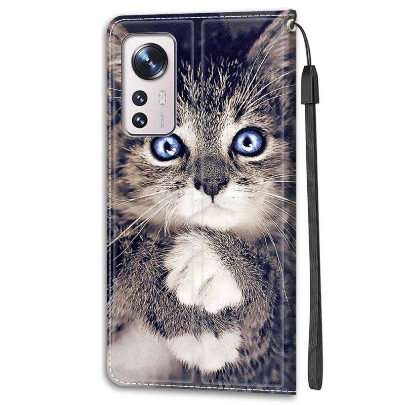 Custodia in pelle Xiaomi 12 / 12X Gatti Gatti Perizoma Gatti