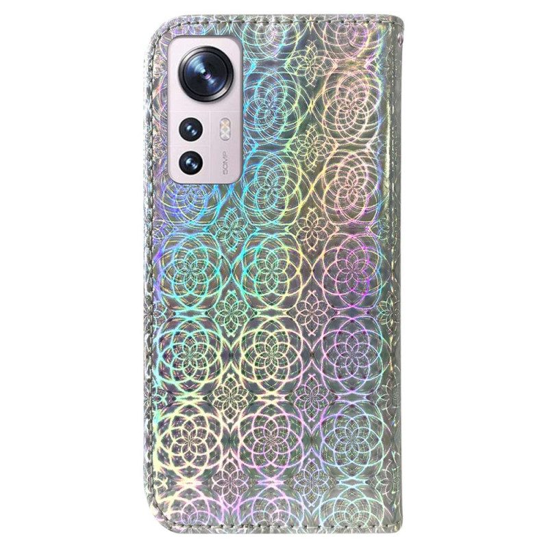 Custodia in pelle Xiaomi 12 / 12X Stile Discoteca