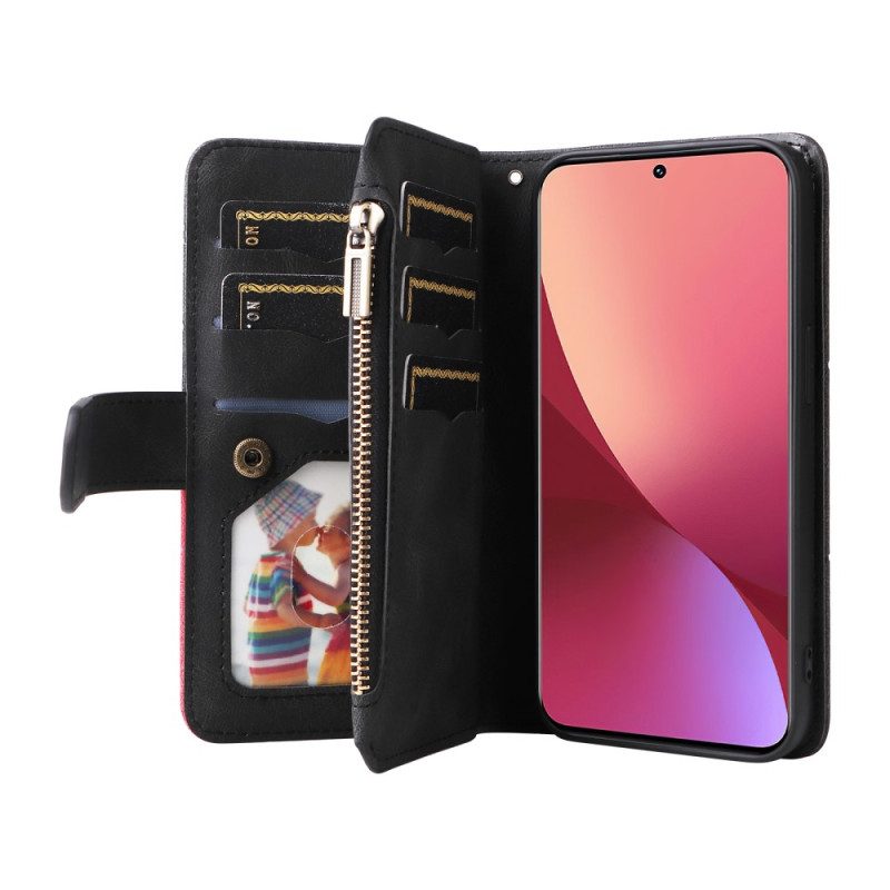 Folio Cover Xiaomi 12 / 12X Bicolore Con Portamonete