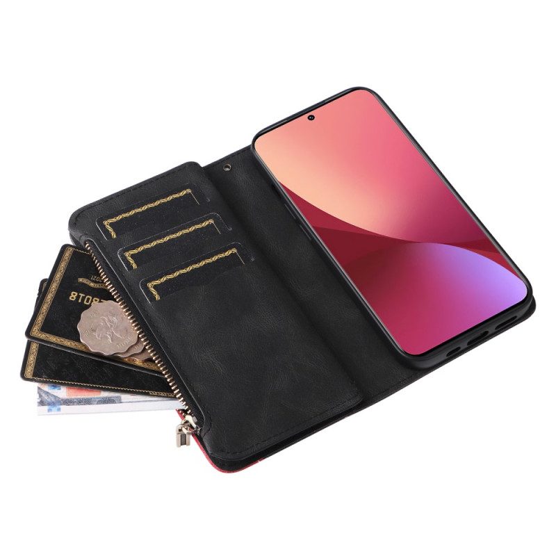 Folio Cover Xiaomi 12 / 12X Bicolore Con Portamonete