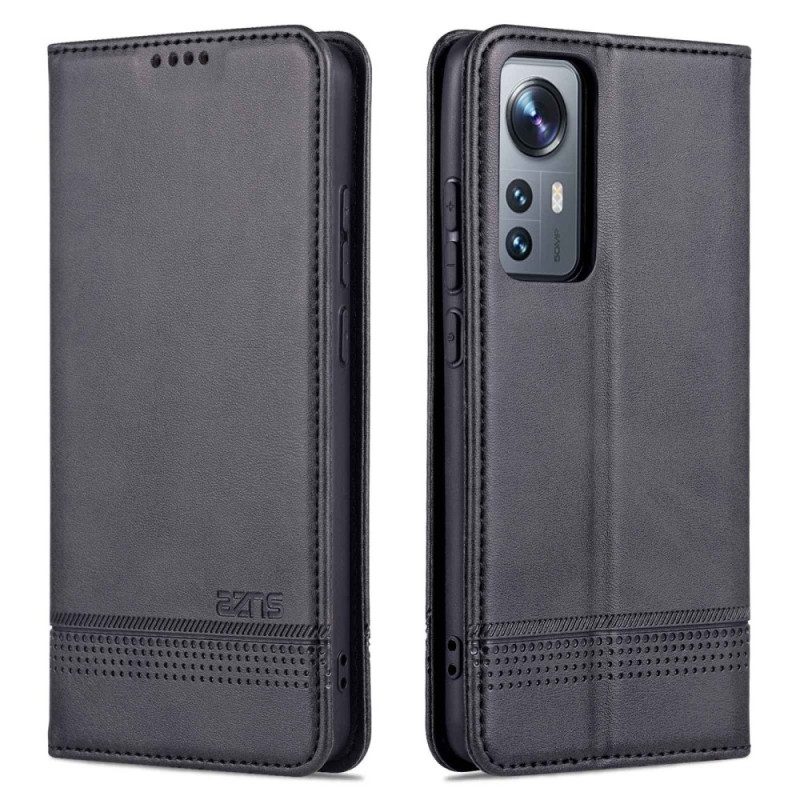 Folio Cover Xiaomi 12 / 12X Custodia in pelle Azns