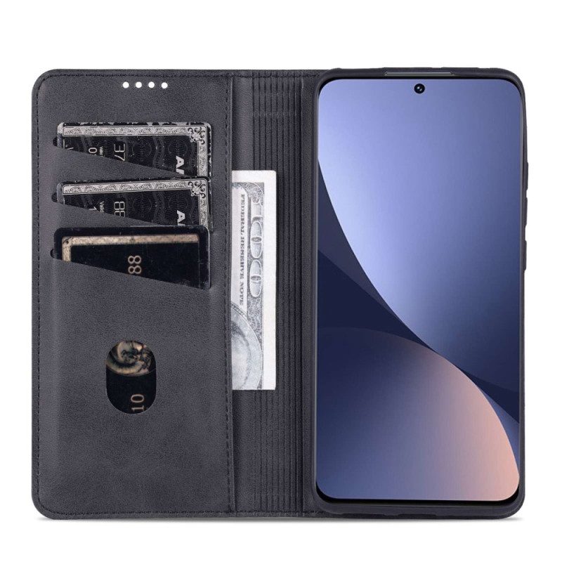 Folio Cover Xiaomi 12 / 12X Custodia in pelle Azns