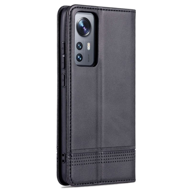 Folio Cover Xiaomi 12 / 12X Custodia in pelle Azns