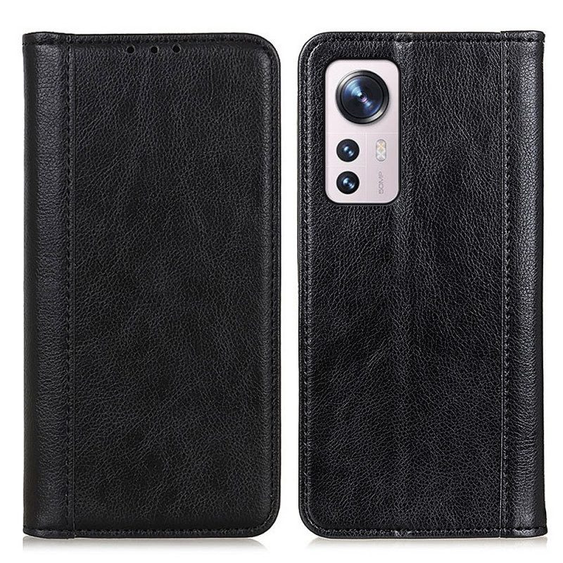 Folio Cover Xiaomi 12 / 12X Custodia in pelle Pelle Crosta Versione Colorata