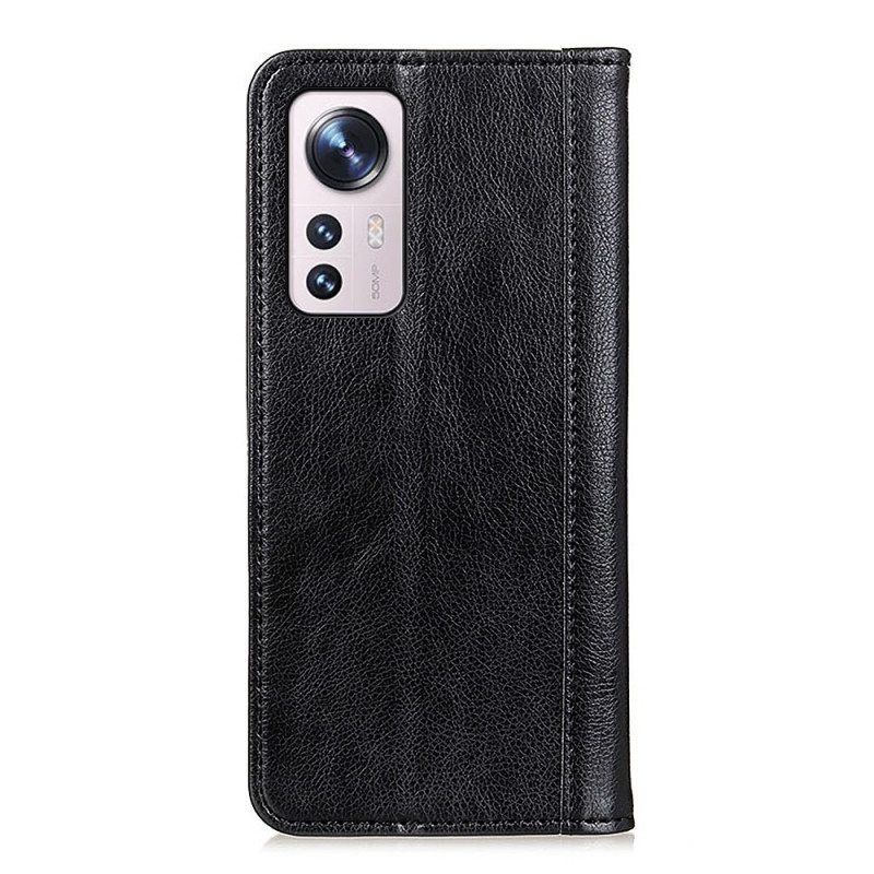 Folio Cover Xiaomi 12 / 12X Custodia in pelle Pelle Crosta Versione Colorata