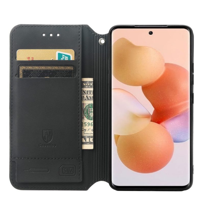 Folio Cover Xiaomi 12 / 12X Custodia in pelle Progettazione Caseneo Rfid