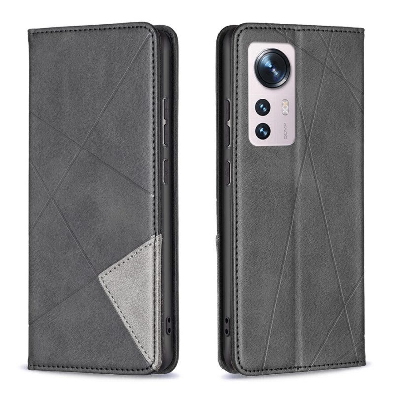 Folio Cover Xiaomi 12 / 12X Custodia in pelle Stile D'artista