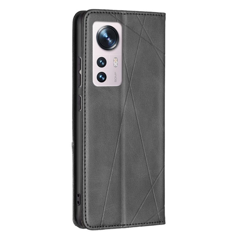 Folio Cover Xiaomi 12 / 12X Custodia in pelle Stile D'artista